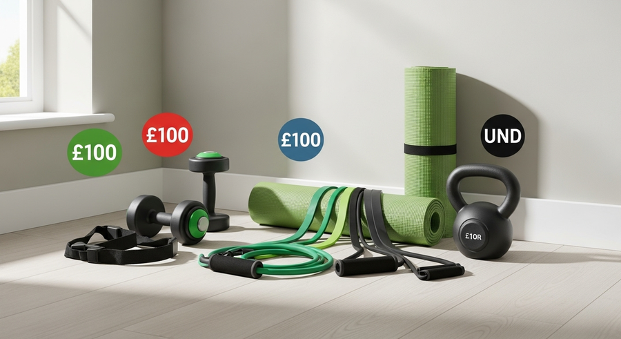 Budget-friendly home gym equipment setup under £100 for Sale and Altrincham residents