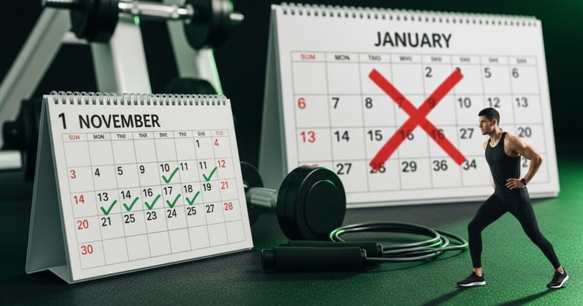 New Year's Resolution Success: Why January Starters Fail & How to Win in November